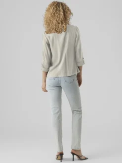 Vero Moda Jacken*VMJESMILO 3/4 LOOSE BLAZER WVN NOOS silver lining2