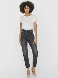 Vero Moda Jeans*VMJOANA HR MOM ANKLE JEANS LI106 NOOS Black