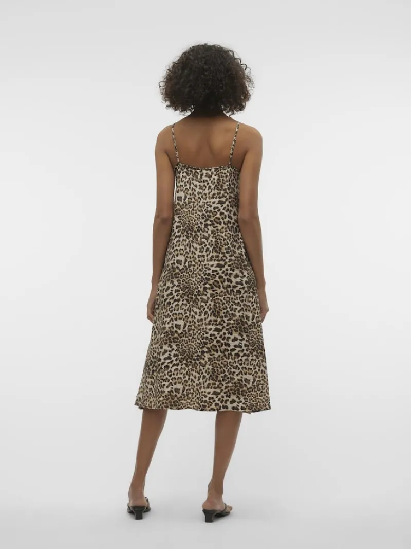 Vero Moda Kleider*VMJOSIE CALF SINGLET DRESS WVN GA sandshell