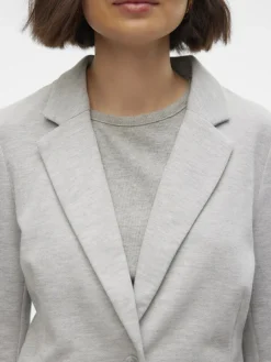 Vero Moda Jacken*VMJULIA LS BLAZER JRS NOOS hellgrau2