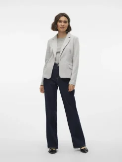 Vero Moda Jacken*VMJULIA LS BLAZER JRS NOOS hellgrau2