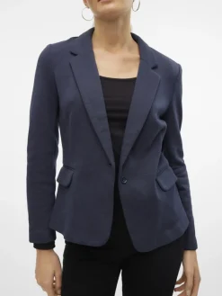 Vero Moda Jacken*VMJULIA LS BLAZER JRS NOOS blau2