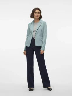 Vero Moda Jacken*VMJULIA LS BLAZER JRS NOOS gray mist