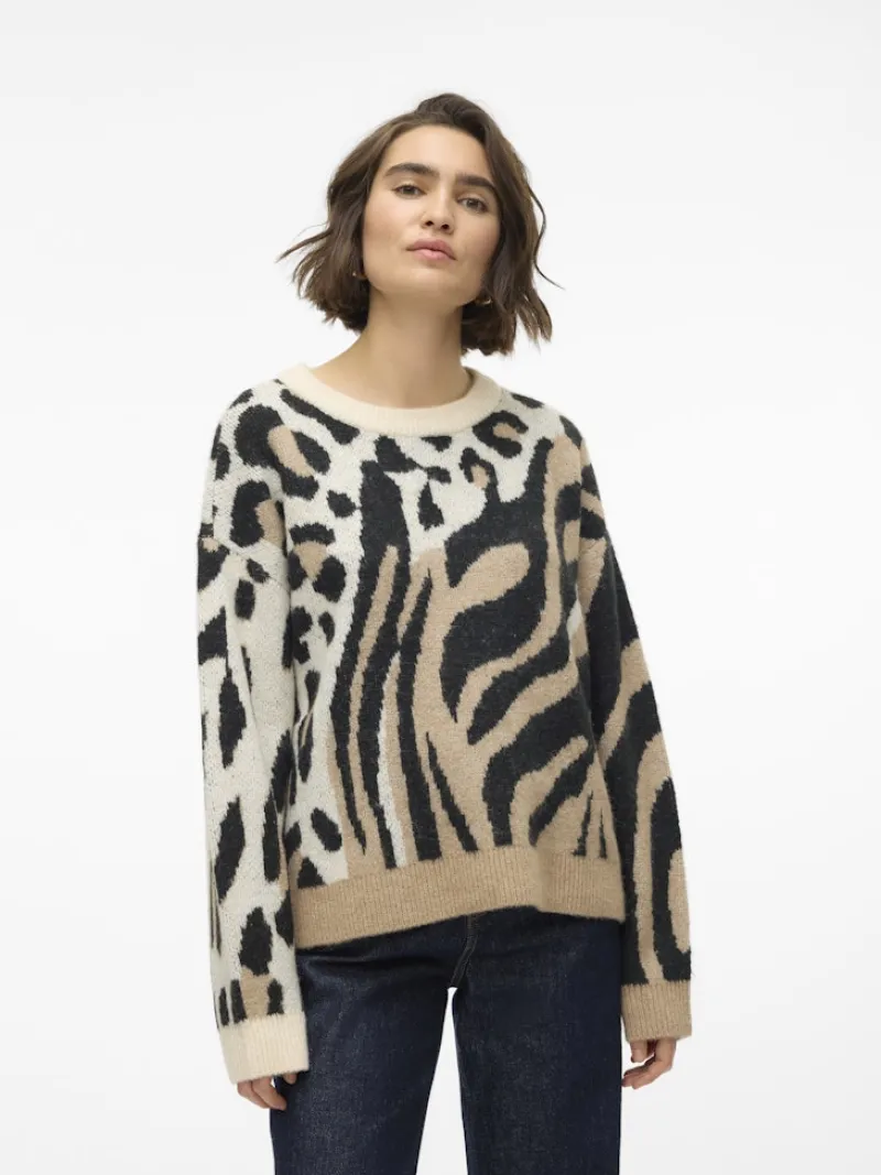 Vero Moda Pullover & Sweatshirts*%VMKAI LS O-NECK PULLOVER GA BOO birch2