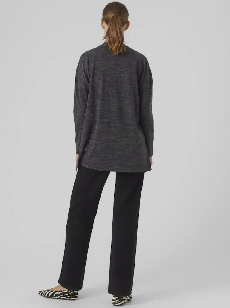 Vero Moda Shirts*VMKATIE LS CARDIGAN JRS NOOS Medium Grey Melange