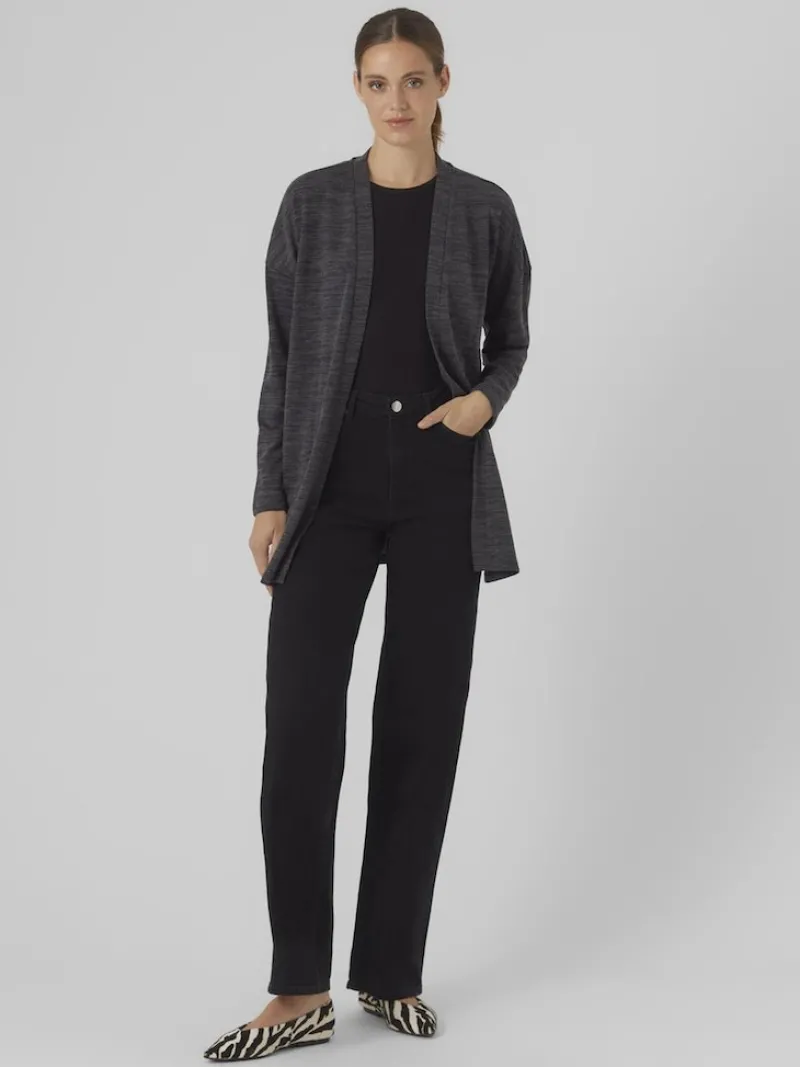 Vero Moda Shirts*VMKATIE LS CARDIGAN JRS NOOS Medium Grey Melange