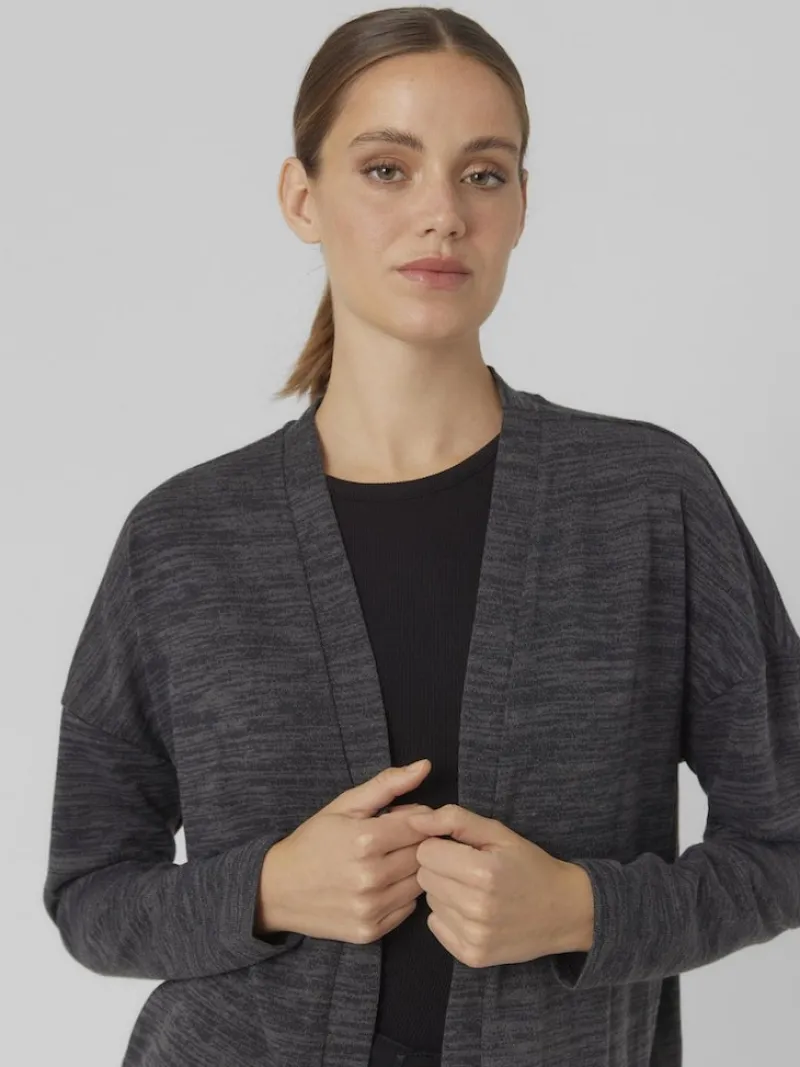 Vero Moda Shirts*VMKATIE LS CARDIGAN JRS NOOS Medium Grey Melange