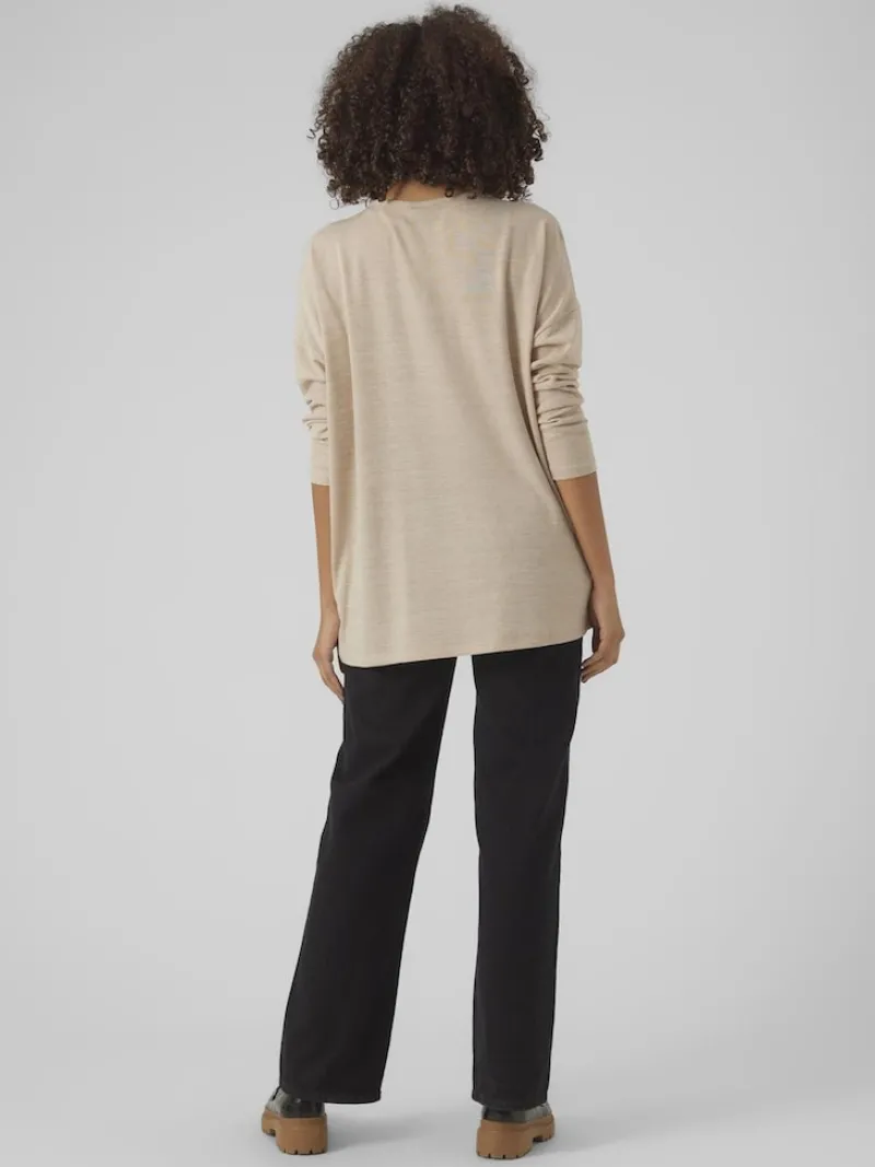 Vero Moda Shirts*VMKATIE LS LONG TOP JRS NOOS pumice stone