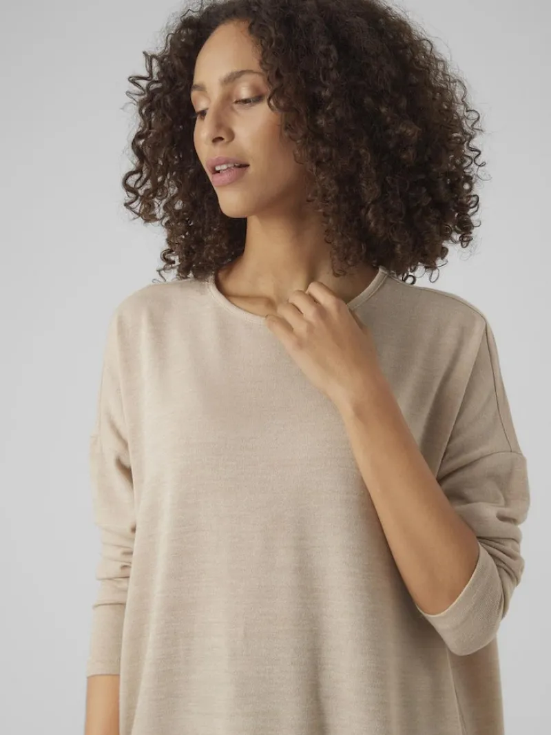 Vero Moda Shirts*VMKATIE LS LONG TOP JRS NOOS pumice stone