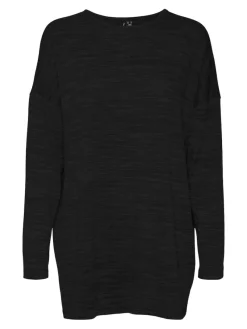 Vero Moda Shirts*VMKATIE LS LONG TOP JRS NOOS Black