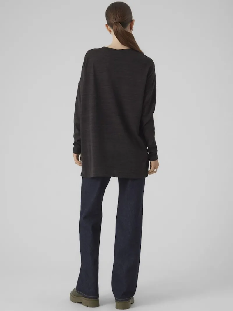 Vero Moda Shirts*VMKATIE LS LONG TOP JRS NOOS Black