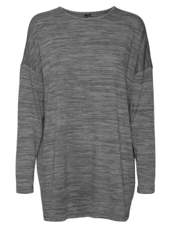 Vero Moda Shirts*VMKATIE LS LONG TOP JRS NOOS Medium Grey Melange