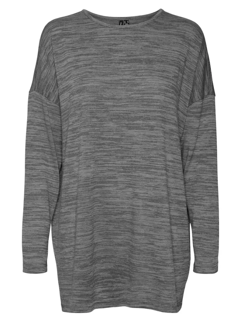Vero Moda Shirts*VMKATIE LS LONG TOP JRS NOOS Medium Grey Melange