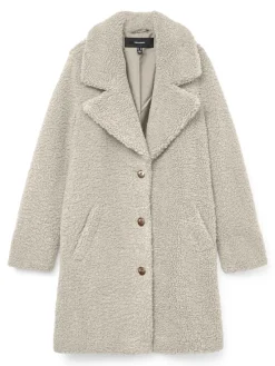 Vero Moda Jacken*VMKYLIE TEDDY COAT GA BOO oatmeal