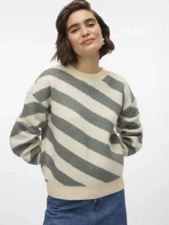 Vero Moda Pullover & Sweatshirts*VMLARA LS O-NECK PULLOVER BOO REP birch