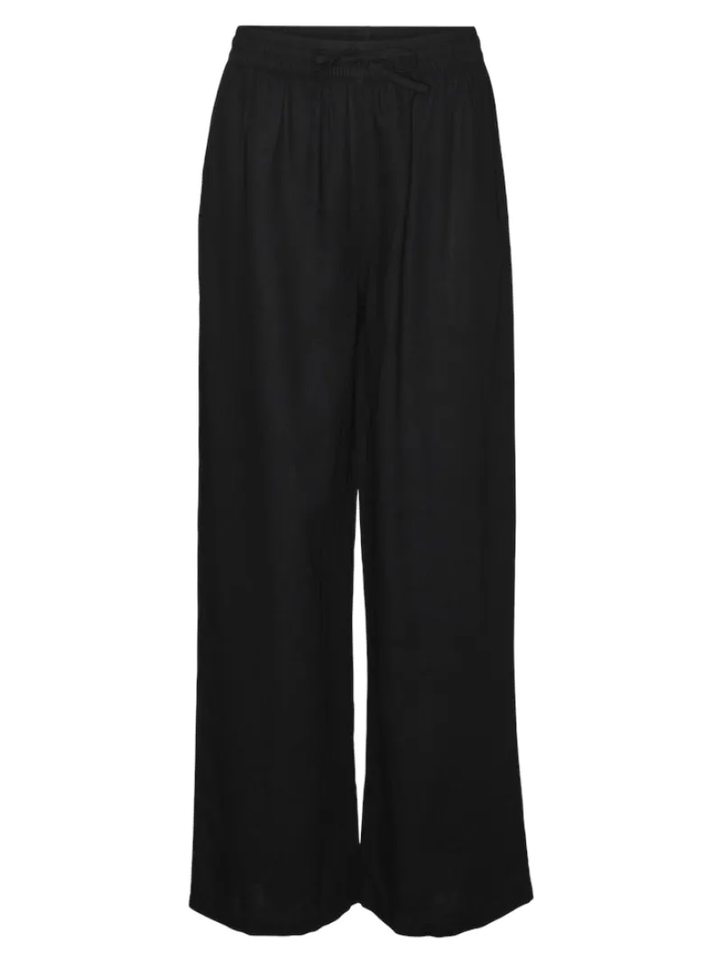 Vero Moda Hosen*VMLINN HW PANTS WVN NOOS Black