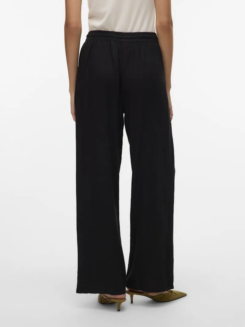 Vero Moda Hosen*VMLINN HW PANTS WVN NOOS Black
