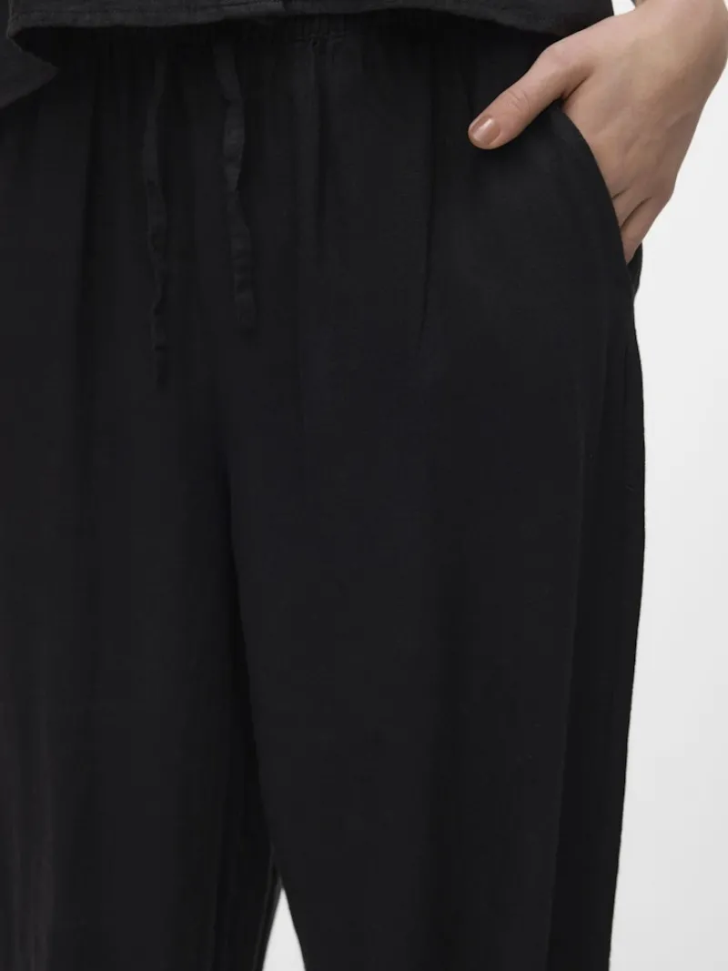 Vero Moda Hosen*VMLINN HW PANTS WVN NOOS Black