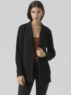 Vero Moda Jacken*VMLIVA LS LONG BLAZER Black