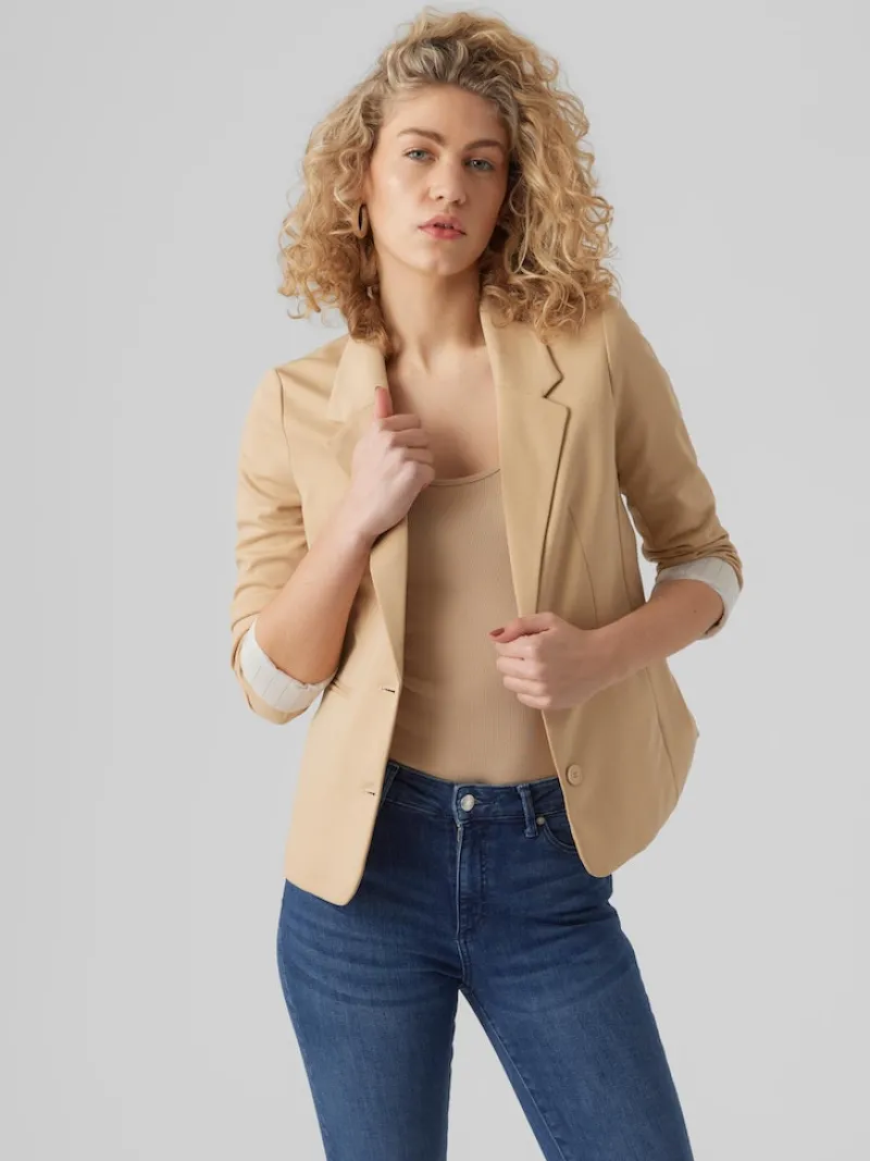 Vero Moda Jacken*VMLUCCA LS SLIM JERSEY BLAZER NOOS irish cream