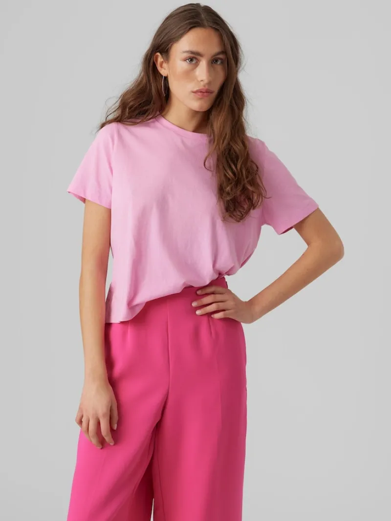 Vero Moda Shirts*VMLUNA SS TOP NOOS Bonbon