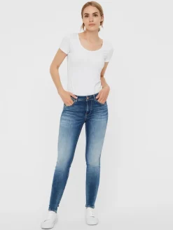 Vero Moda Jeans*VMLUX MR SLIM JEANS RI310 NOOS Medium Blue Denim