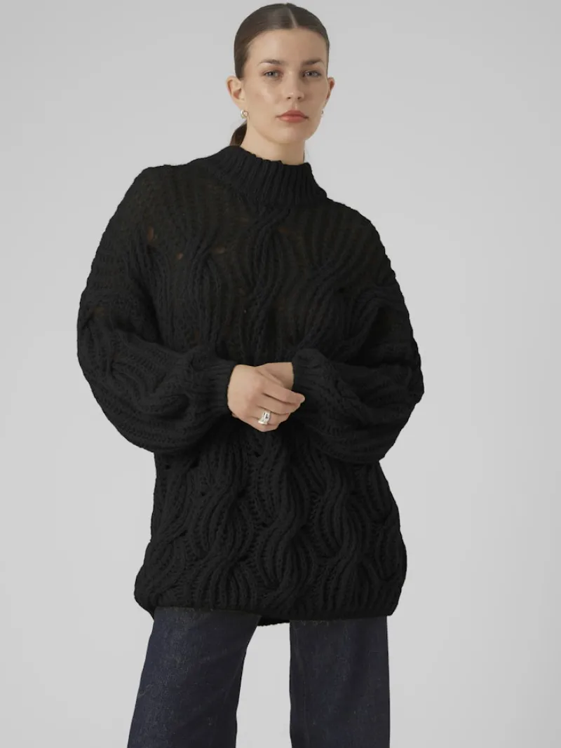 Vero Moda Pullover & Sweatshirts*VMMADDY LS HIGHNECK PULLOVER GA Black