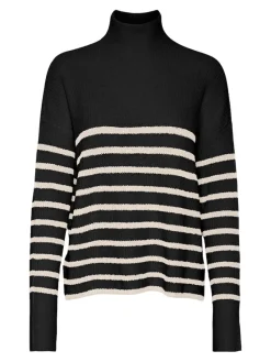 Vero Moda Pullover & Sweatshirts*VMMARINA LS HIGHNK LONG PULLOVER GA BOO Black