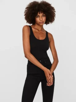 Vero Moda Shirts*VMMAXI MY SOFT LONG TANK TOP NOOS Black