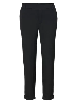 Vero Moda Hosen*VMMAYA MW LOOSE SOLID PANT NOOS Dark Grey Melange