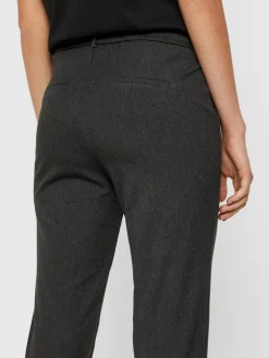 Vero Moda Hosen*VMMAYA MW LOOSE SOLID PANT NOOS Dark Grey Melange
