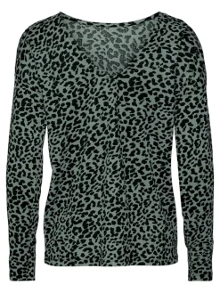 Vero Moda Shirts*VMMERVE LS 2-WAY LOOSE TOP JRS BOO Chinois Green