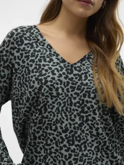 Vero Moda Shirts*VMMERVE LS 2-WAY LOOSE TOP JRS BOO Chinois Green