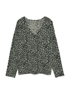 Vero Moda Shirts*VMMERVE LS 2-WAY LOOSE TOP JRS BOO Chinois Green