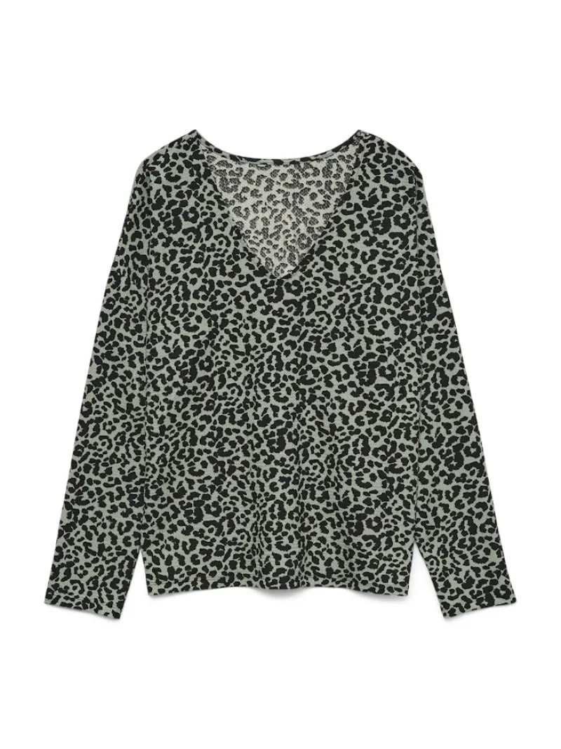 Vero Moda Shirts*VMMERVE LS 2-WAY LOOSE TOP JRS BOO Chinois Green