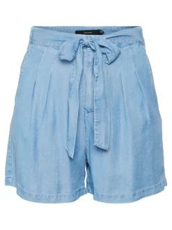 Vero Moda Shorts*VMMIA HR LOOSE SUMMER SHORTS GA NOOS Light Blue Denim