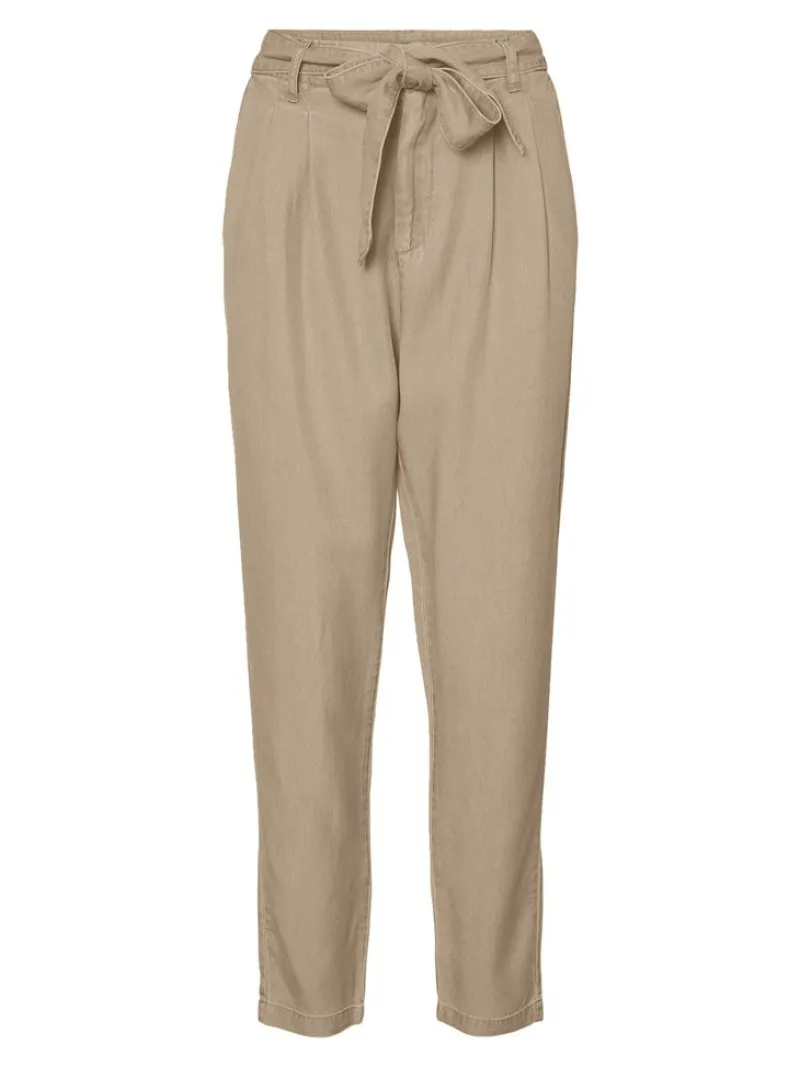 Vero Moda Hosen*VMMIA HR LOOSE TIE PANT GA NOOS Silver Mink