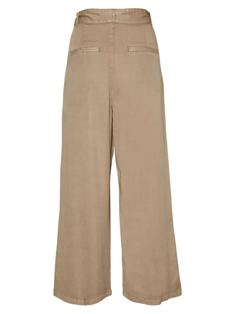 Vero Moda Hosen*VMMIA HR LOOSE TIE PANT GA NOOS Silver Mink