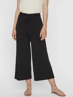 Vero Moda Hosen*VMMILLA HR LOOSE CULOTTE PANT Black