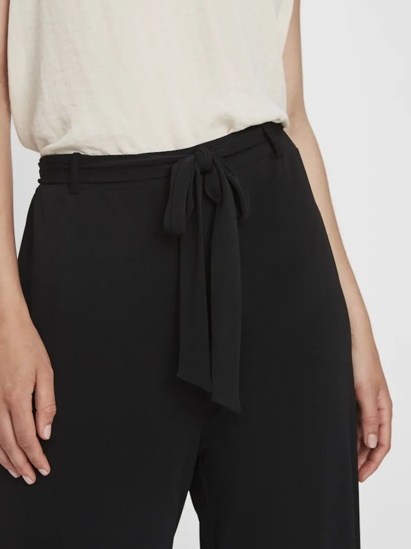 Vero Moda Hosen*VMMILLA HR LOOSE CULOTTE PANT Black
