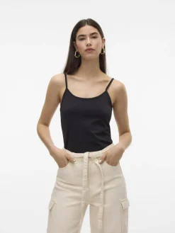 Vero Moda Shirts*VMMILLION SINGLET JRS NOOS Black