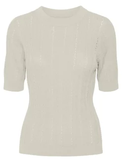 Vero Moda Pullover & Sweatshirts*VMMORENA 2/4 O-NECK PULLOVER GA BOO birch