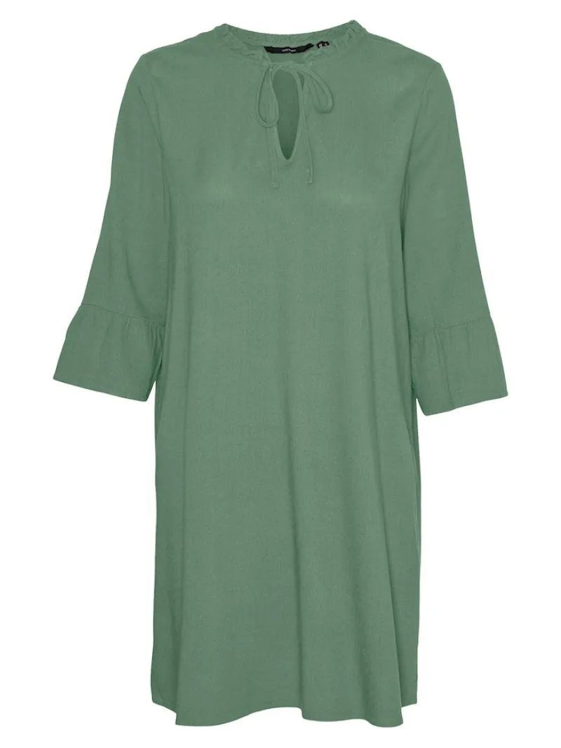 Vero Moda Kleider*VMMYMILO 3/4 TUNIC WVN GA hedge green
