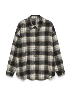 Vero Moda Blusen*VMNAYA L/S SHIRT WVN GA Black