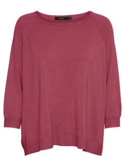Vero Moda Shirts*VMNELLIE GLORY 3/4 BOXY BLOUSE GA NOOS Dry Rose