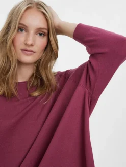 Vero Moda Shirts*VMNELLIE GLORY 3/4 BOXY BLOUSE GA NOOS Dry Rose