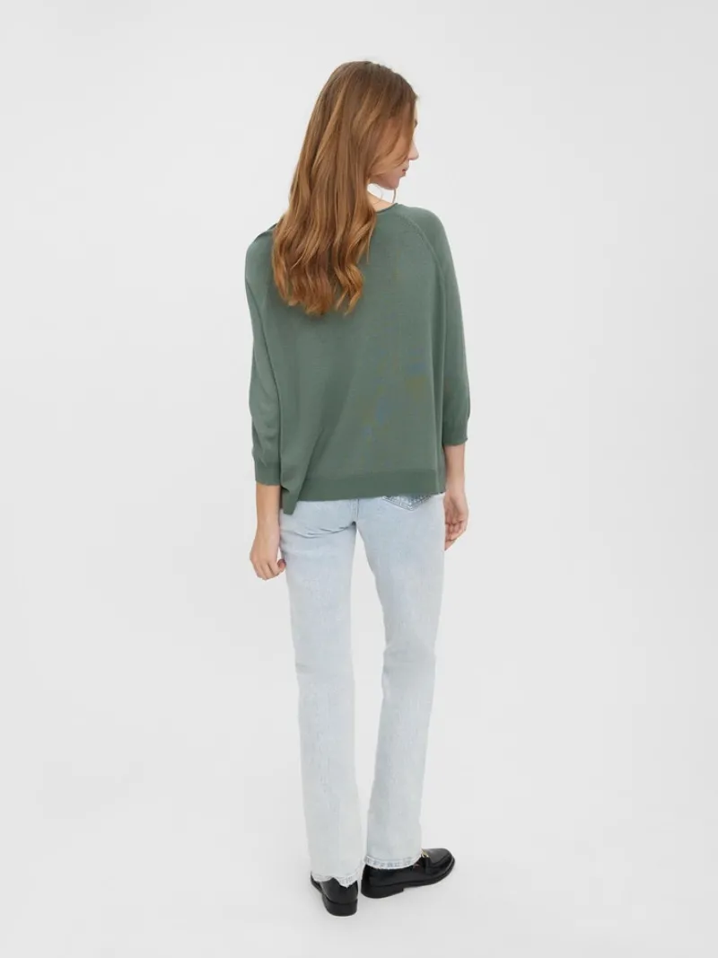 Vero Moda Shirts*VMNELLIE GLORY 3/4 BOXY BLOUSE GA NOOS Laurel Wreath