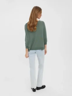 Vero Moda Shirts*VMNELLIE GLORY 3/4 BOXY BLOUSE GA NOOS Laurel Wreath