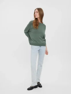 Vero Moda Shirts*VMNELLIE GLORY 3/4 BOXY BLOUSE GA NOOS Laurel Wreath