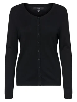 Vero Moda Pullover & Sweatshirts*VMNELLIE GLORY LS O-NECK CARDIGAN NOOS Black